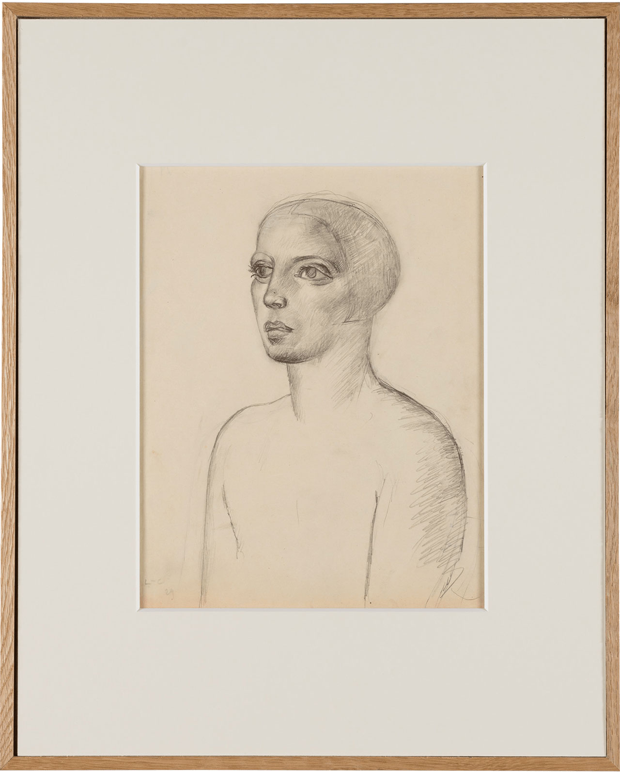 絵画「女の顔（イヴォンヌ・ガリ）」