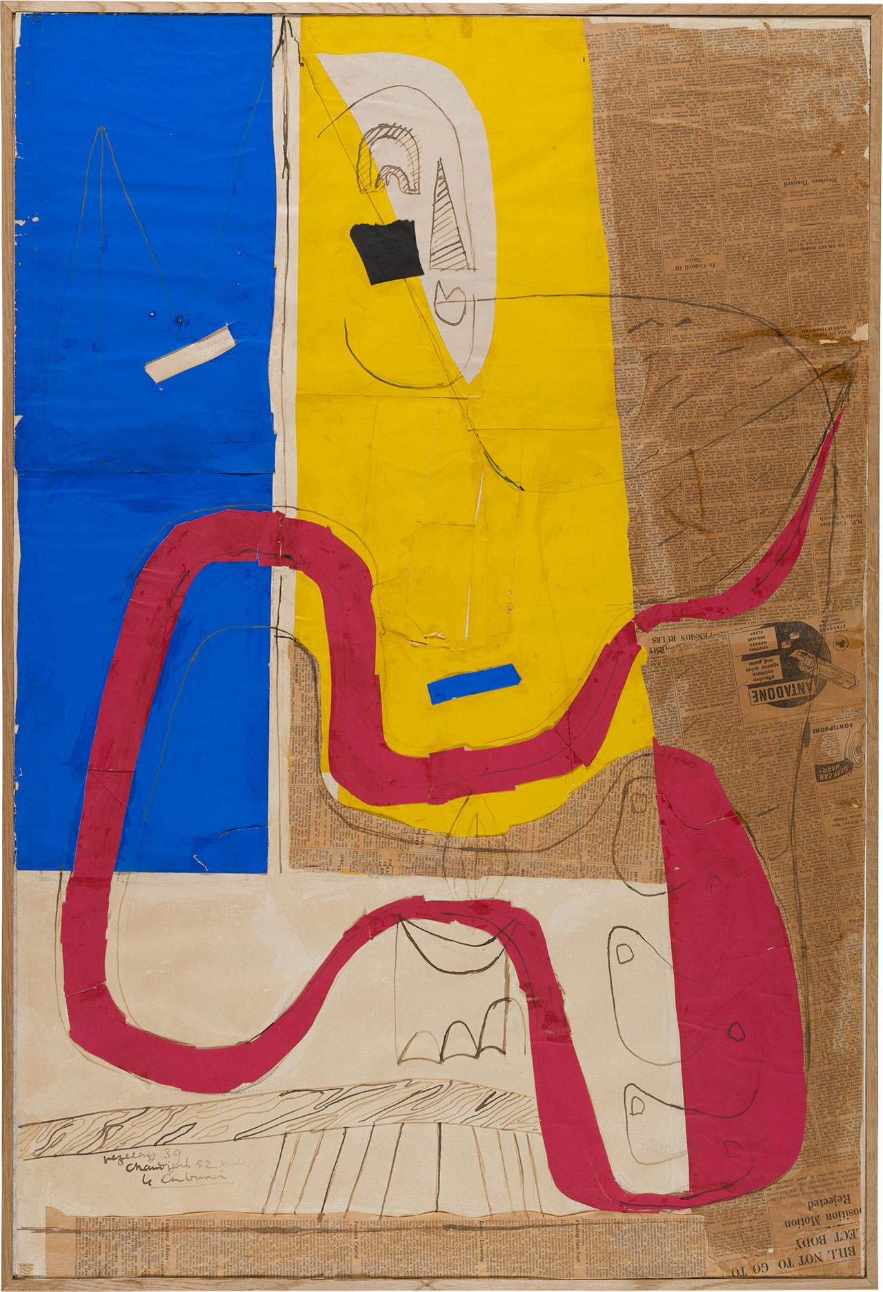 絵画「テーブルにつく女性」