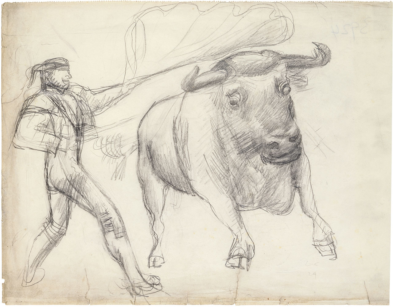 絵画「「知られざるコル」から　闘牛」