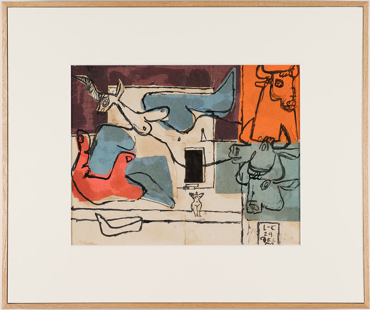 絵画「「知られざるコル」から　コンポジション」