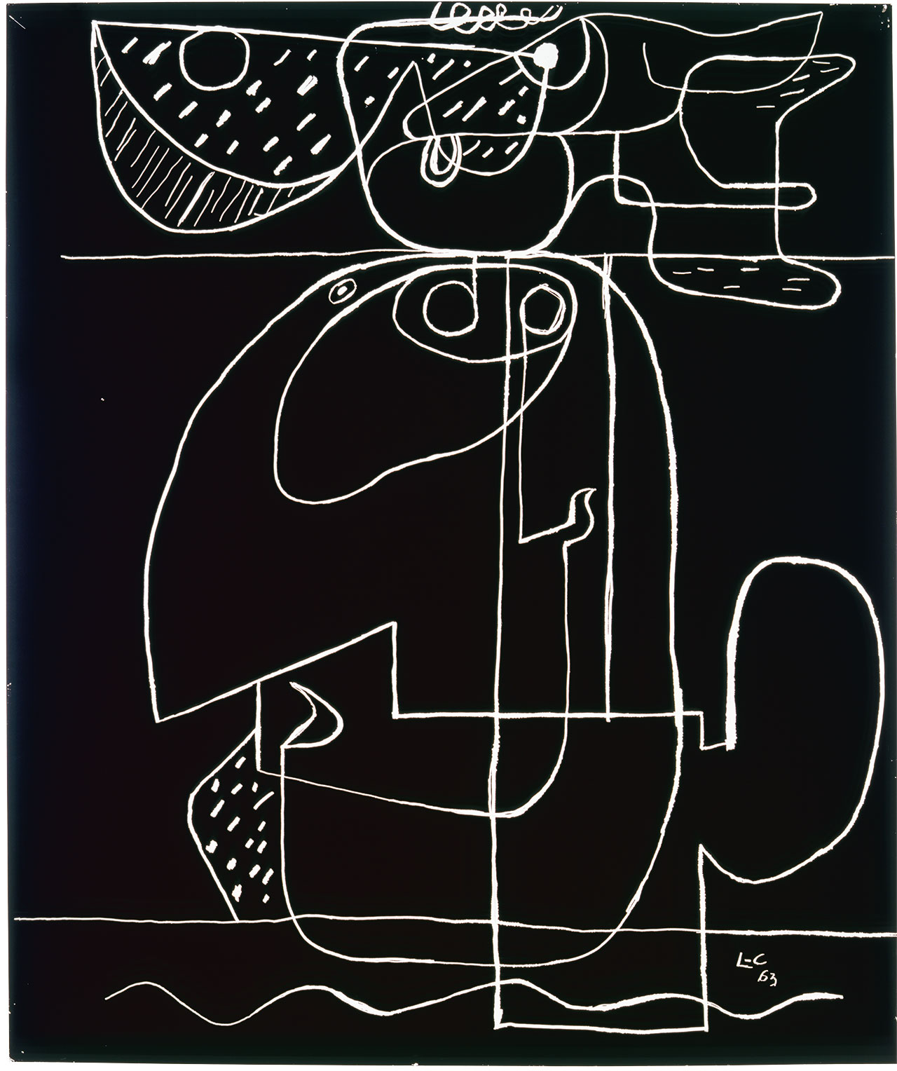 絵画「「知られざるコル」から　コンポジション」