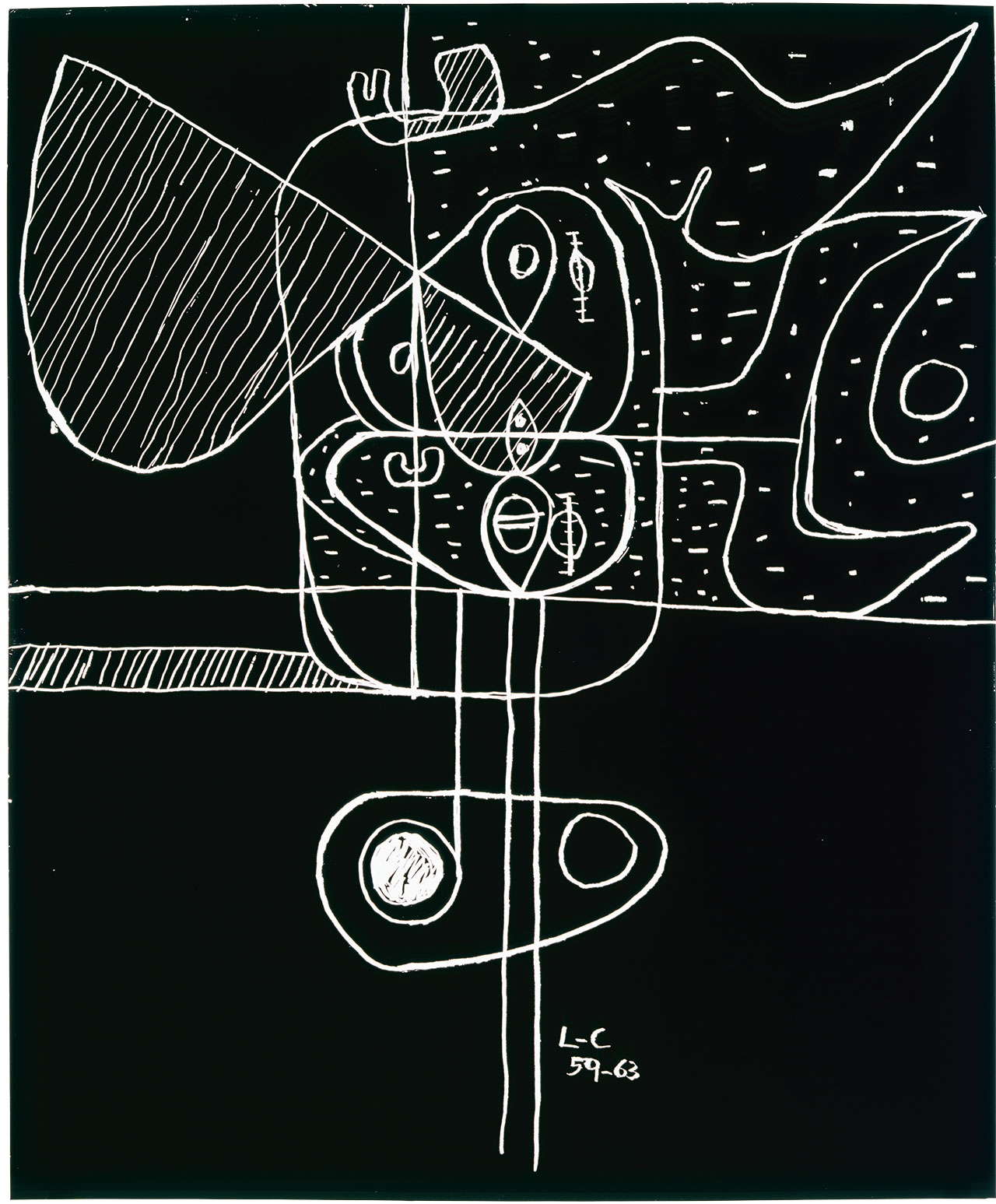 絵画「「知られざるコル」から　コンポジション」