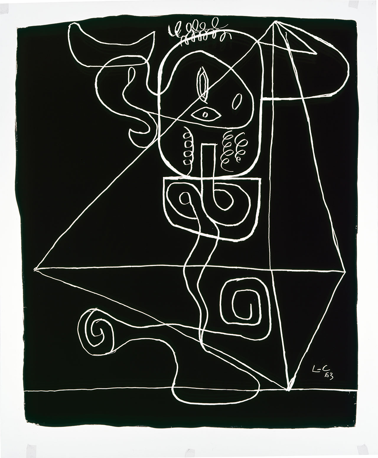 絵画「「知られざるコル」から　コンポジション」