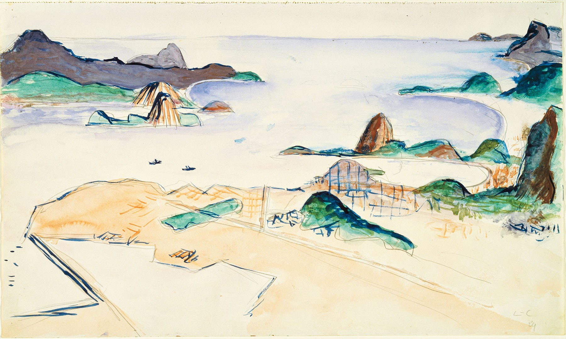 絵画「リオ・デ・ジャネイロの眺望」