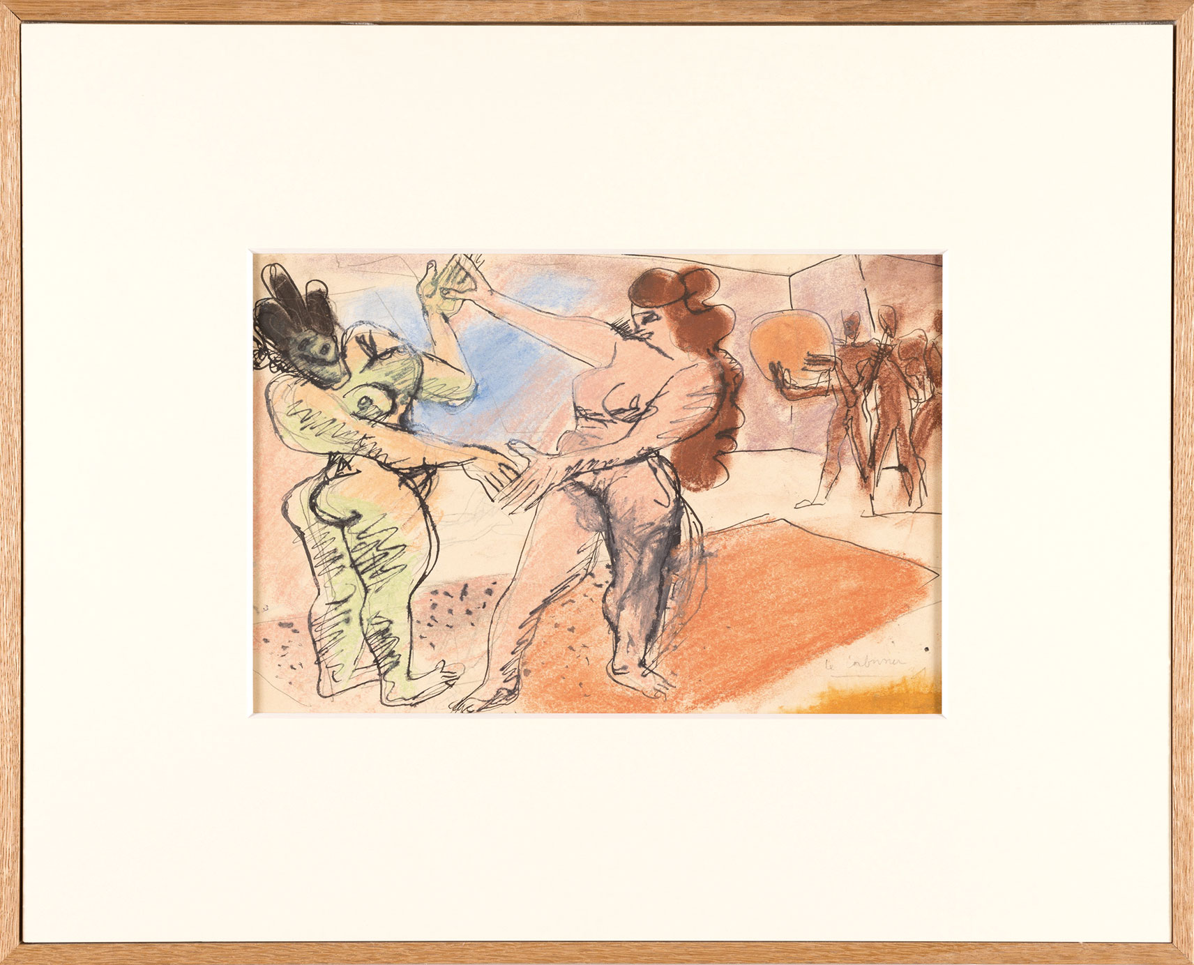 絵画「ダンスをする二人の裸婦」