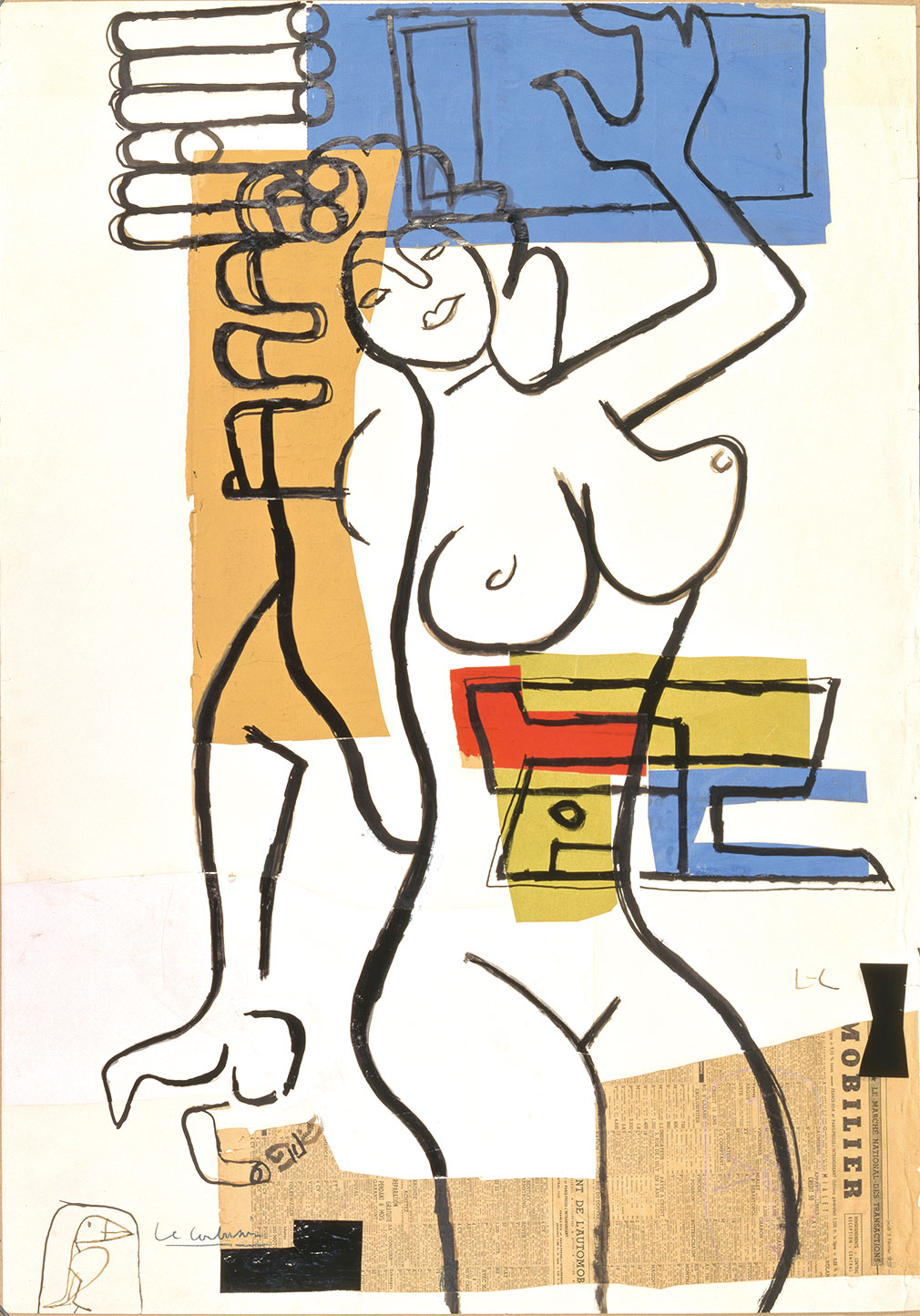 絵画「裸婦立像」