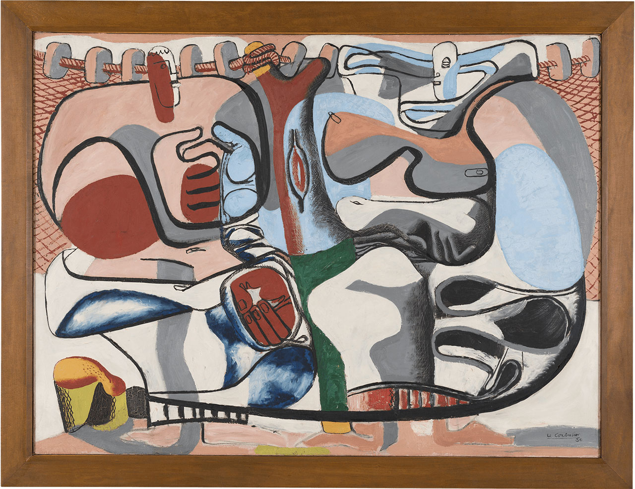 絵画「二人の浴女と漁網」