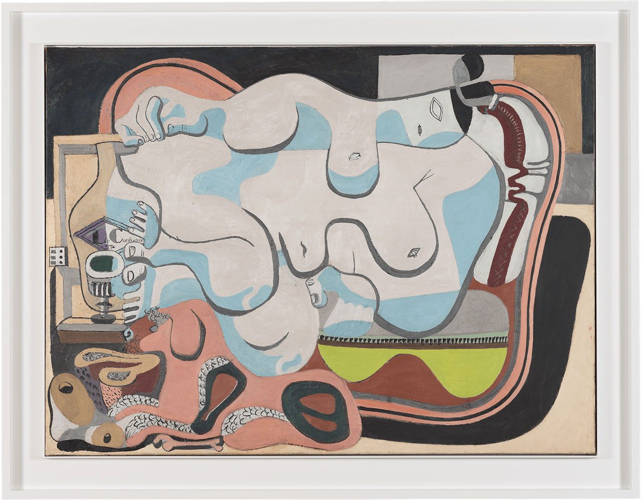 絵画「長椅子」