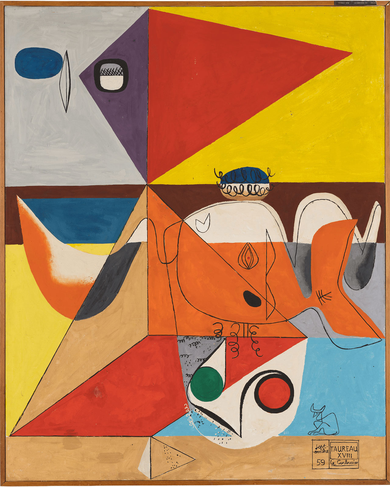 絵画「牡牛XVIII」